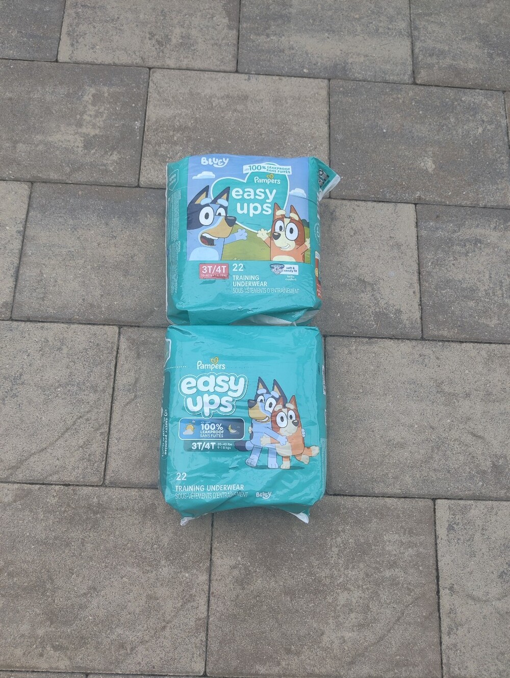 Pampers Easy Ups Training Underwear Size 3T/4T - 44 Total